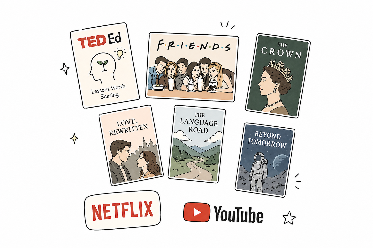 12 Best YouTube & Netflix
Content for Shadowing.
